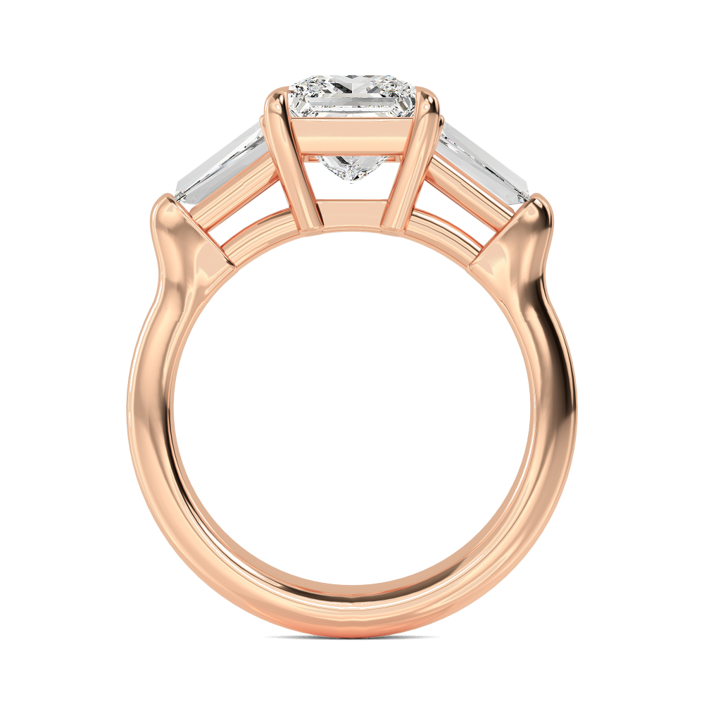 18K Rose Gold Lab Grown Diamond Engagement Ring 2.53 ctw R57604PR-2