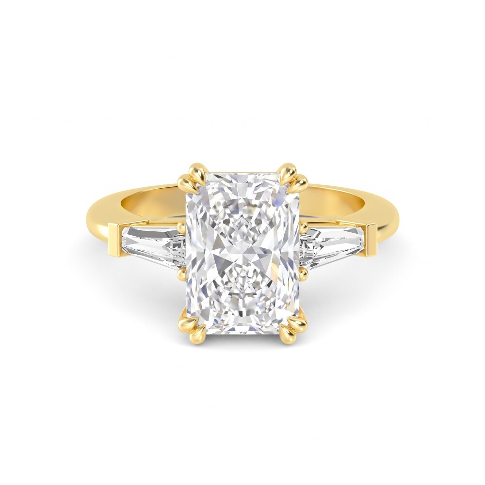 18k Yellow Gold Lab Grown Diamond Engagement Ring 3 ctw R59162RDT-3