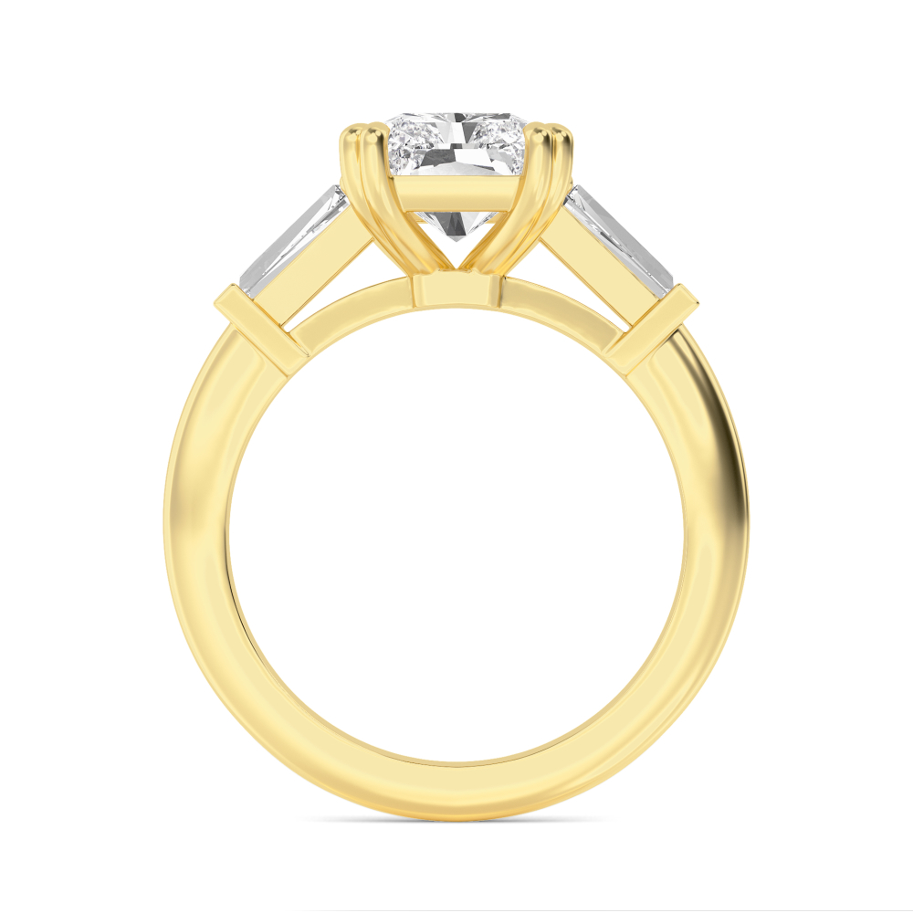 18k Yellow Gold Lab Grown Diamond Engagement Ring 3 ctw R59162RDT-3