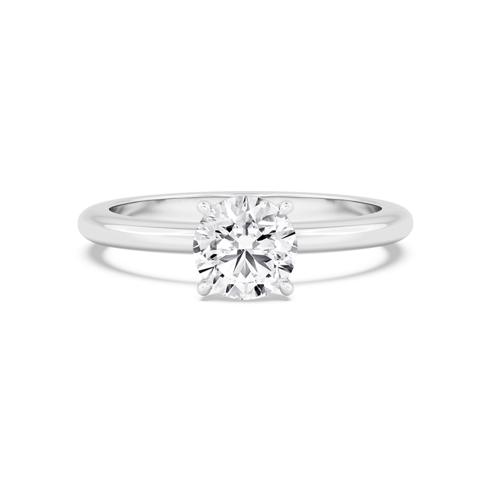 18K White Gold Lab Grown Diamond Engagement Rings 1.05 ctw R59738-1
