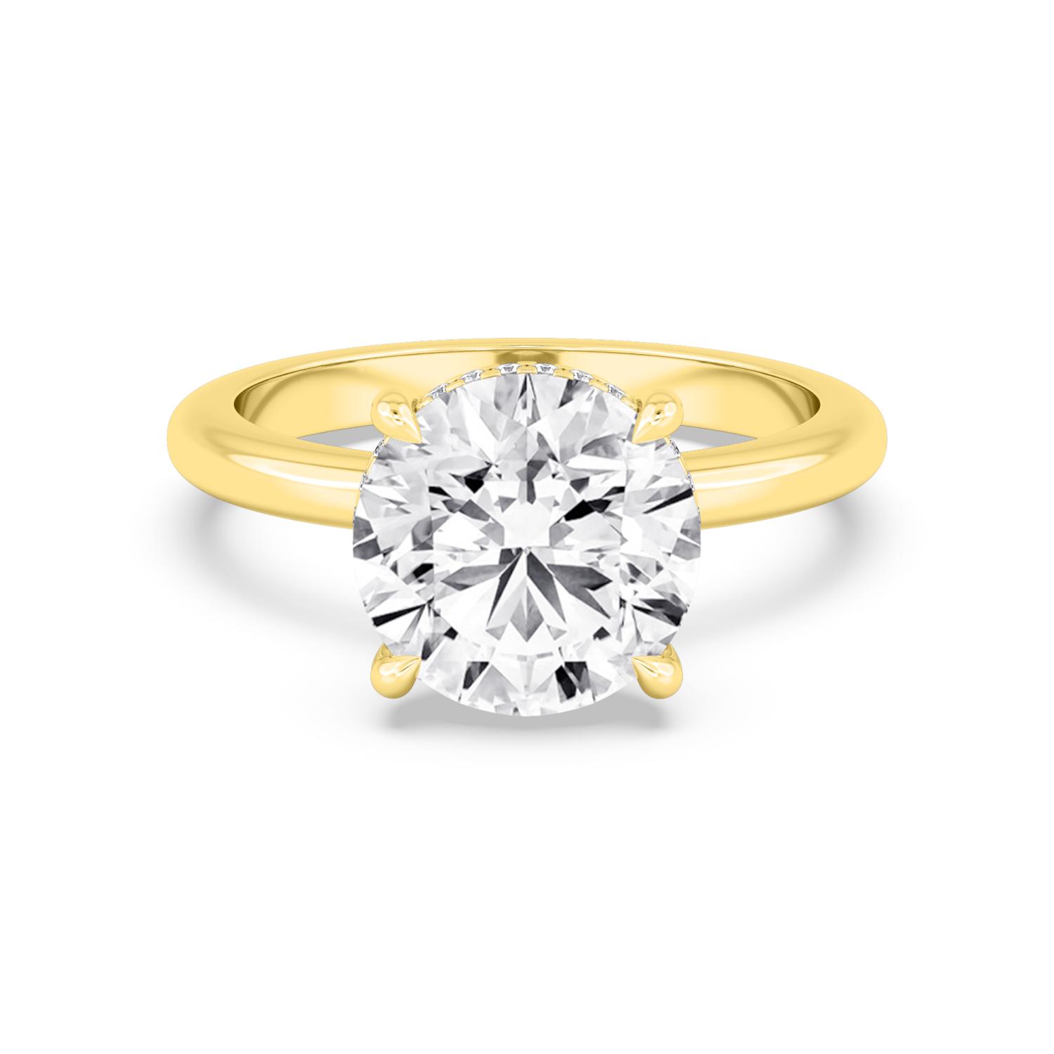 18K Yellow Gold Lab Grown Diamond RING 1.06 ctw R59738-1HH