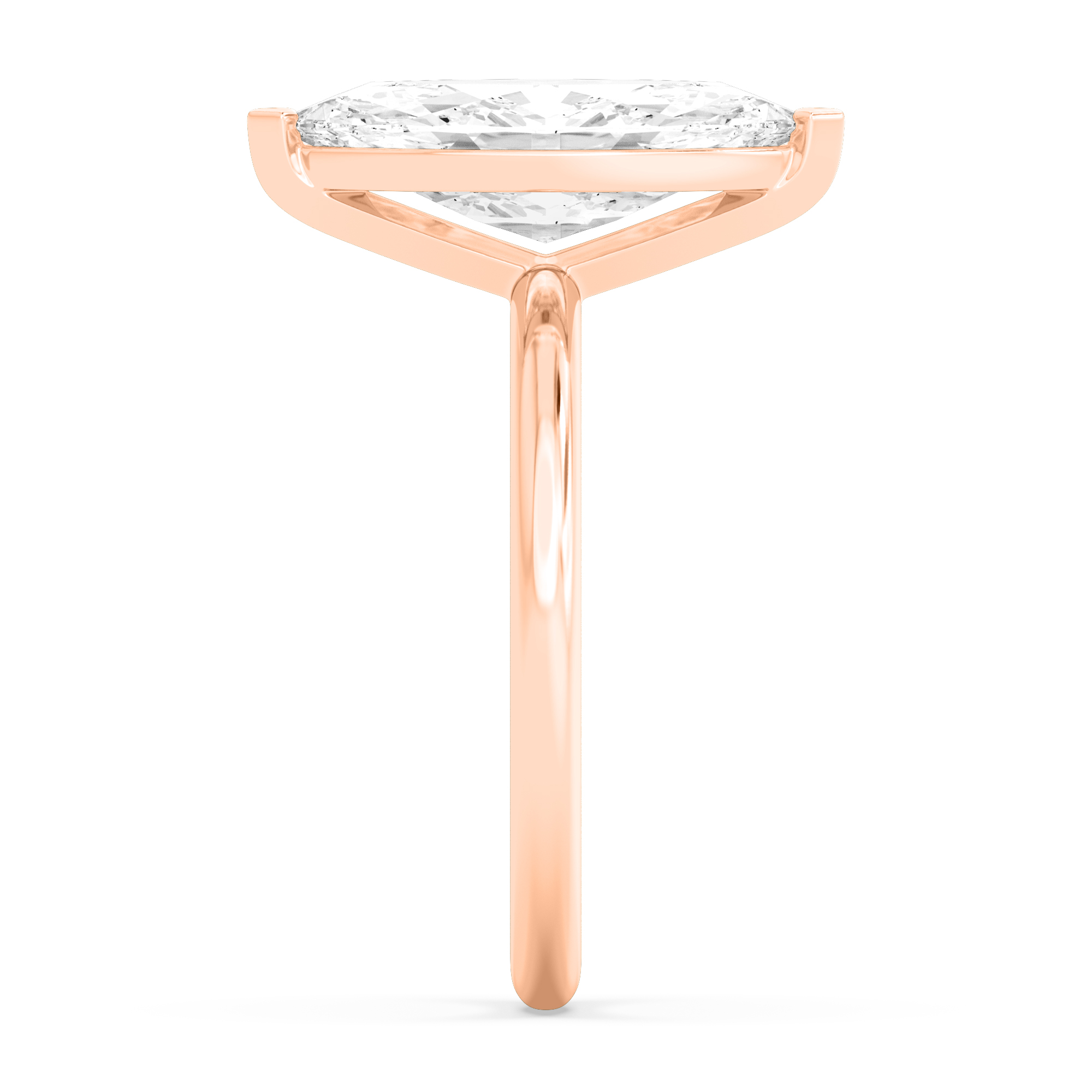 18K Rose Gold Lab Grown Diamond Engagement Rings 1.00 ctw R59738MQ-1