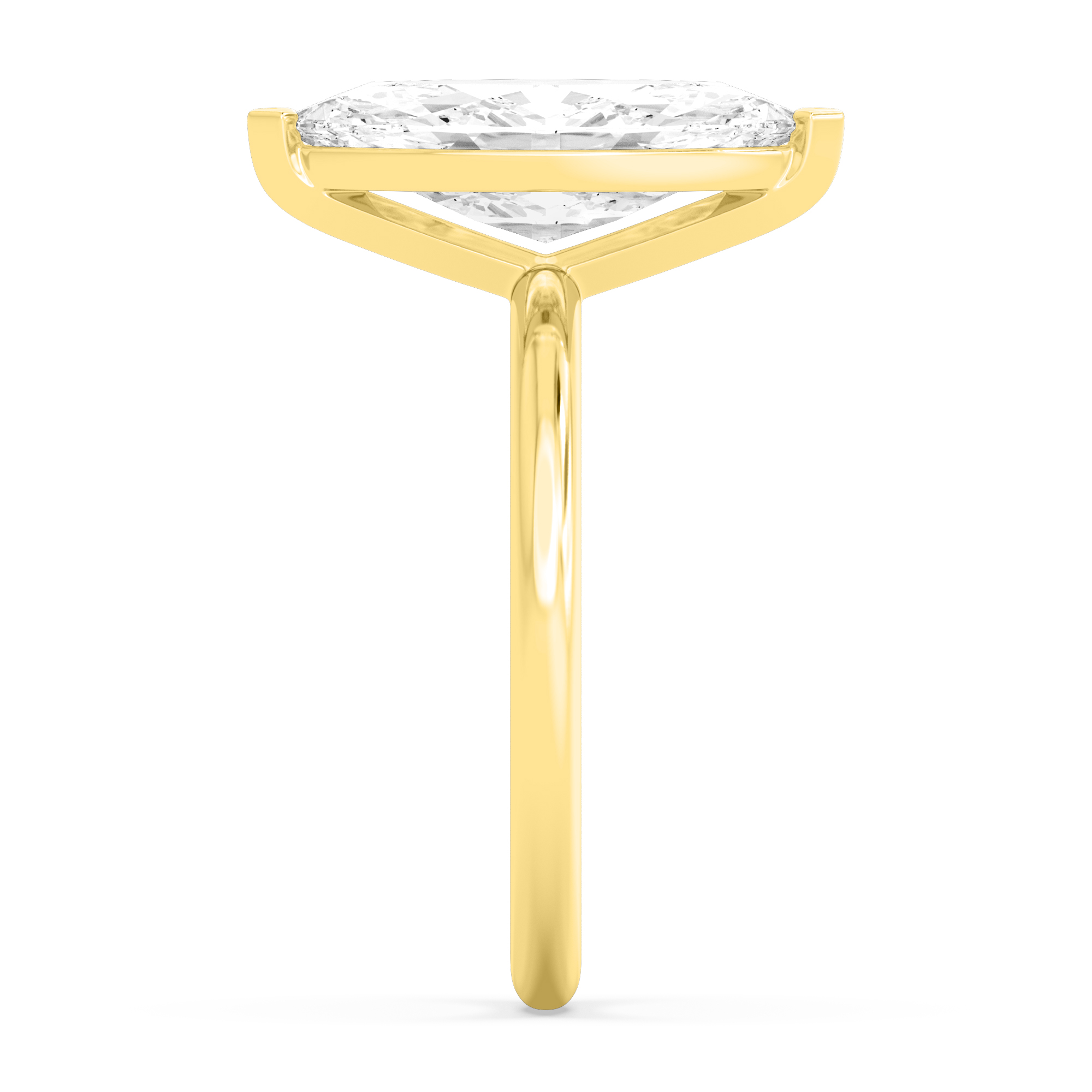 18K Yellow Gold Lab Grown Diamond Engagement Rings 1.00 ctw R59738MQ-1