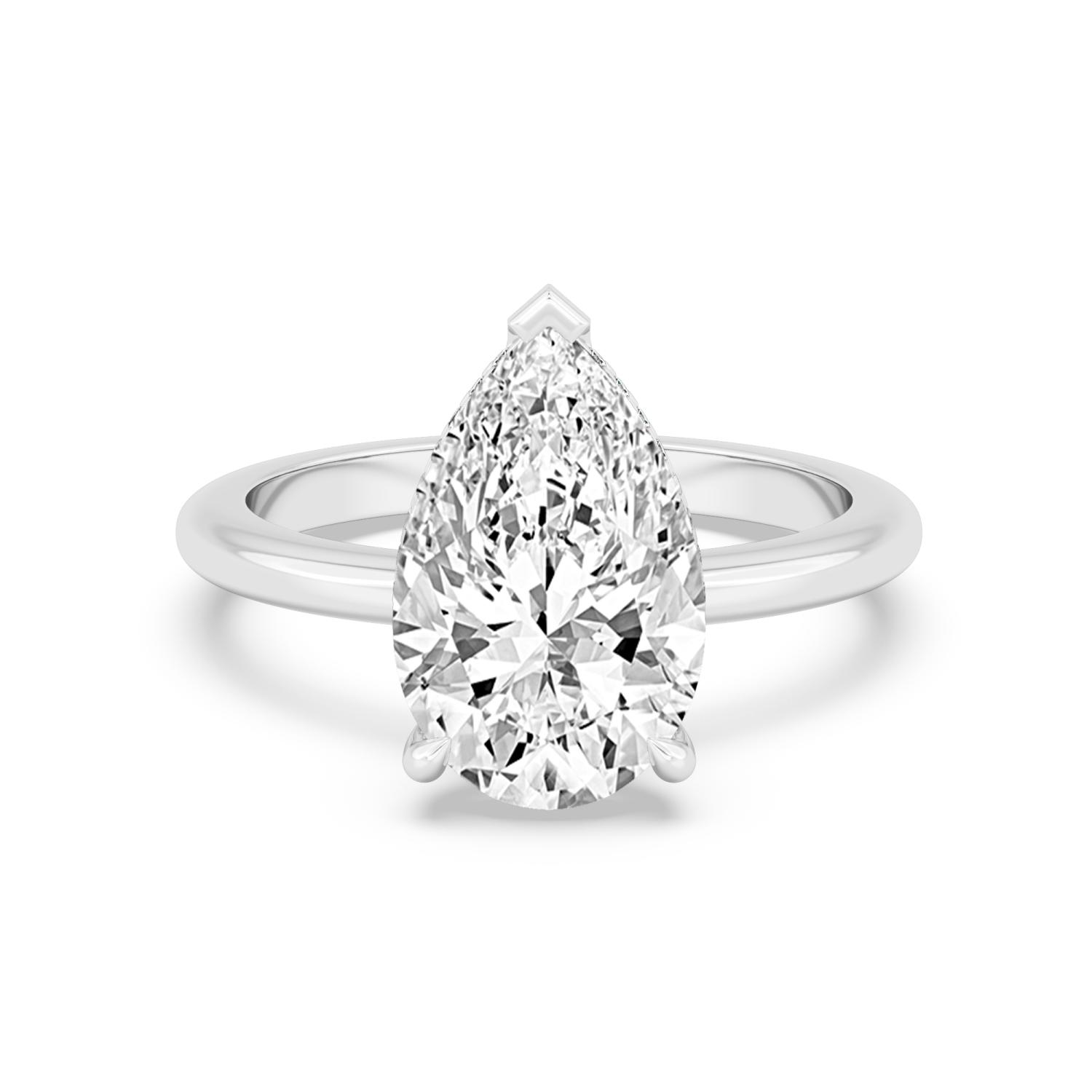 18K White Gold Lab Grown Diamond RING 1.06 ctw R59738PE-1HH