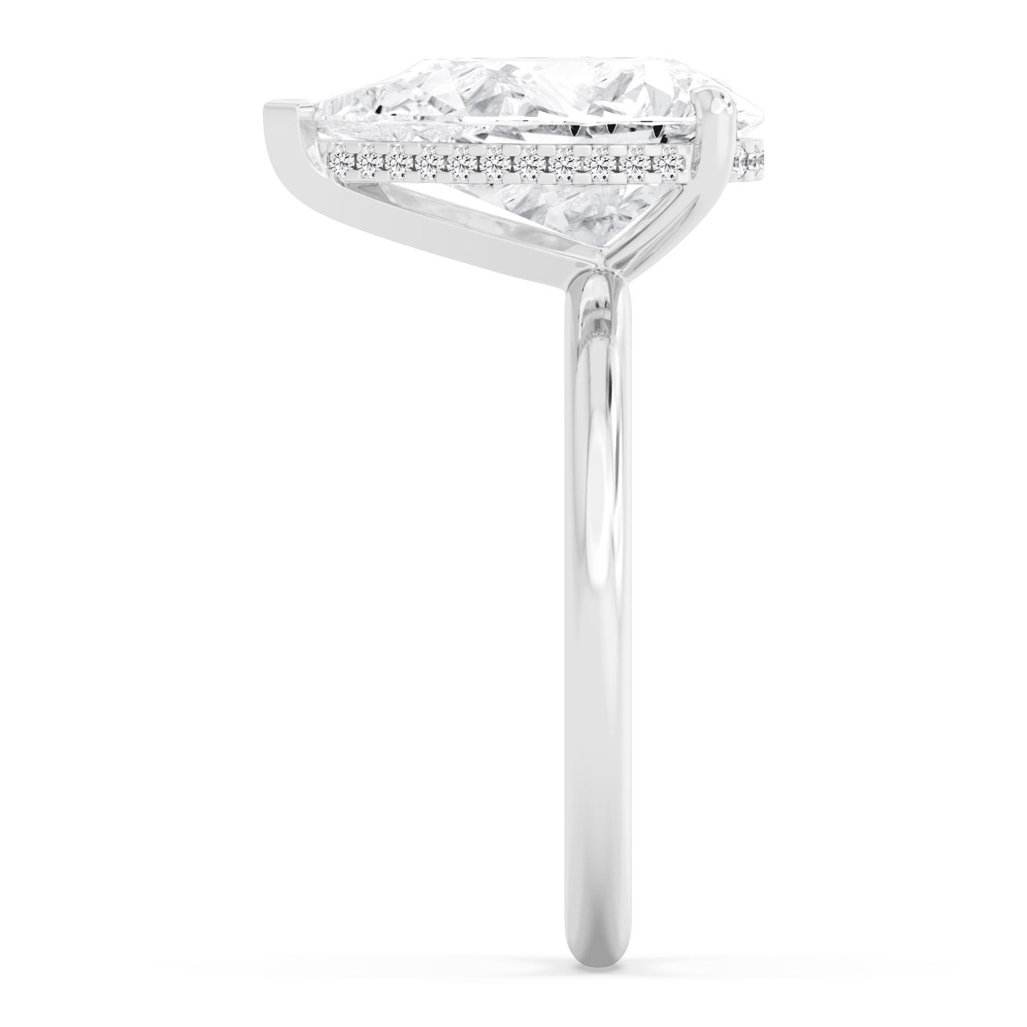 18K White Gold Lab Grown Diamond RING 1.06 ctw R59738PE-1HH