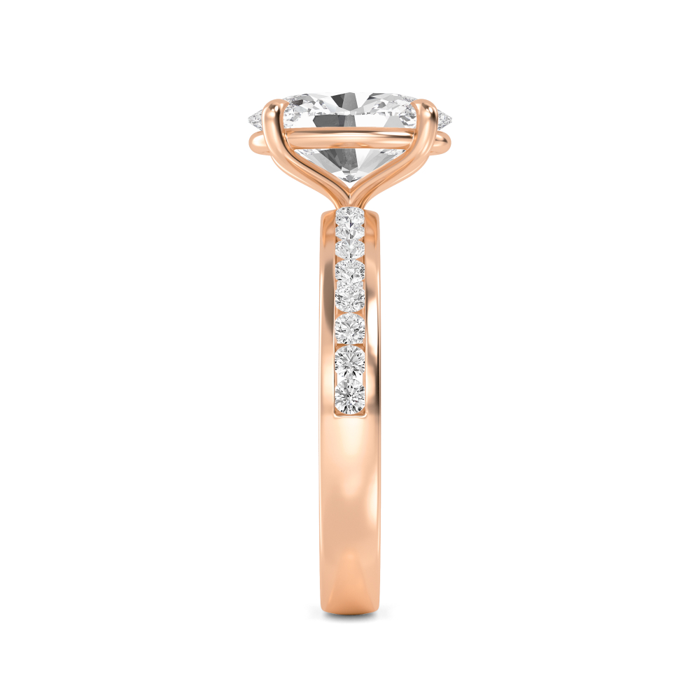 18K Rose Gold Lab Grown Diamond Rings 3.00 ctw R60318OV-3
