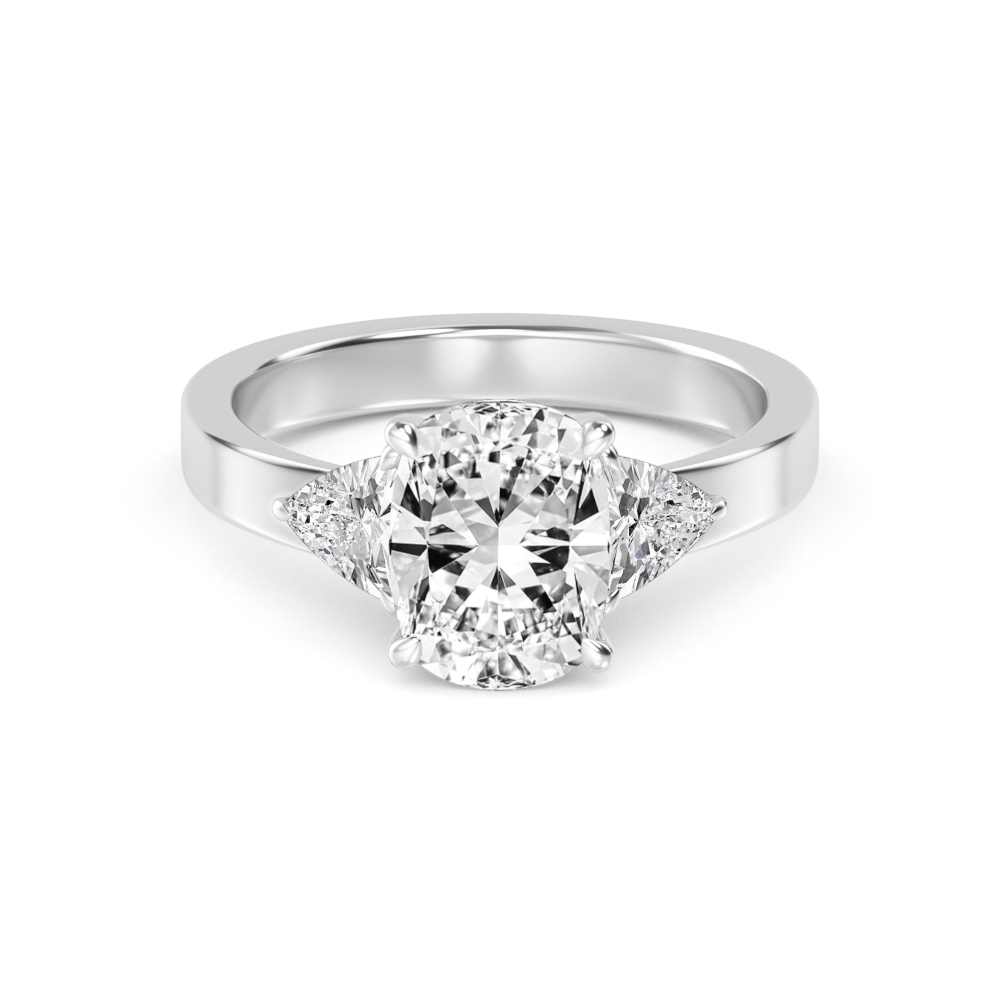 18K White Gold Lab Grown Diamond Rings 2.00 ctw R60332CU-2
