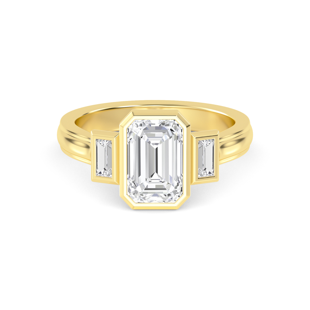 18K Yellow Gold Lab Grown Diamond Rings 2.00 ctw R60334EM-2