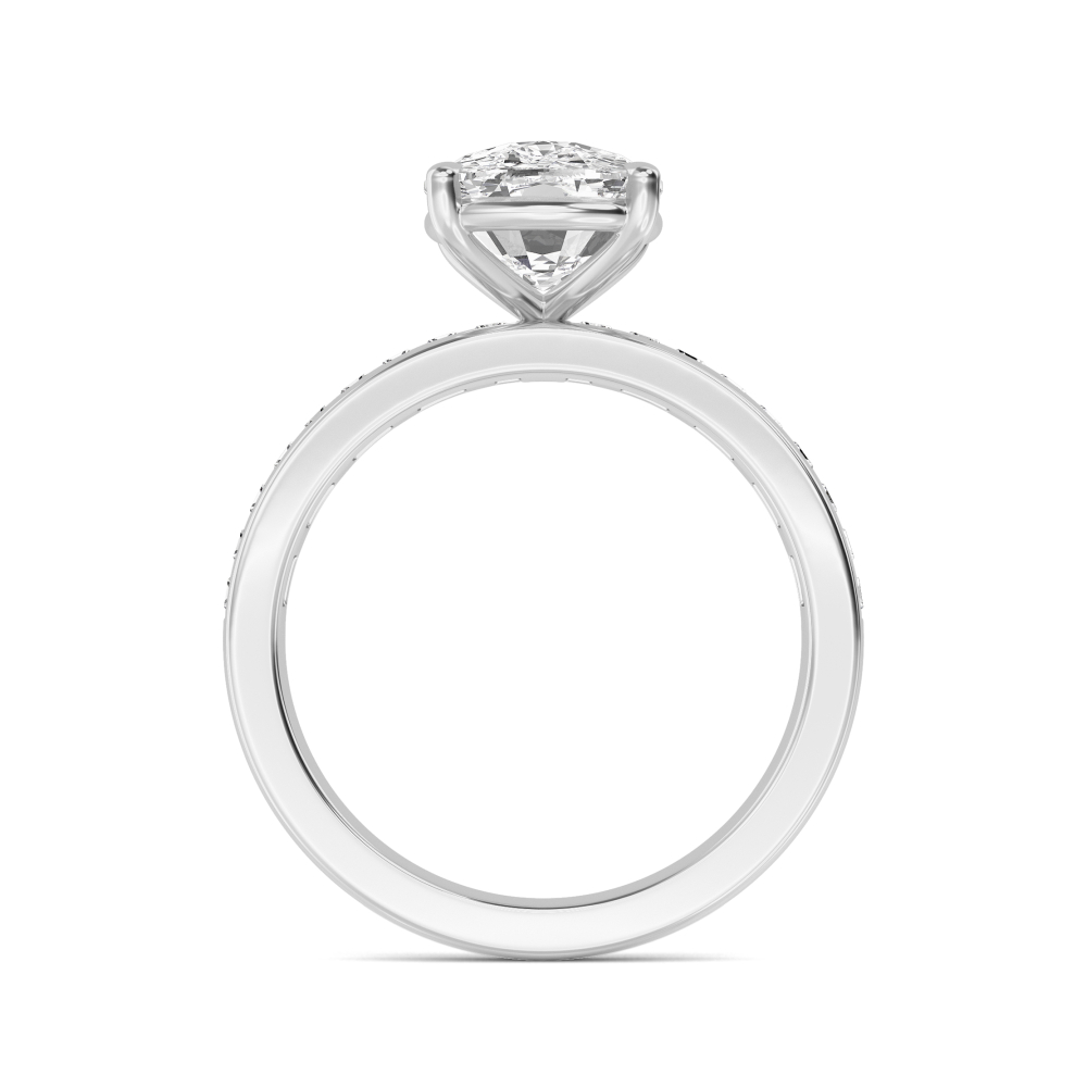 18K White Gold Lab Grown Diamond Rings 2.00 ctw R60337CU-2