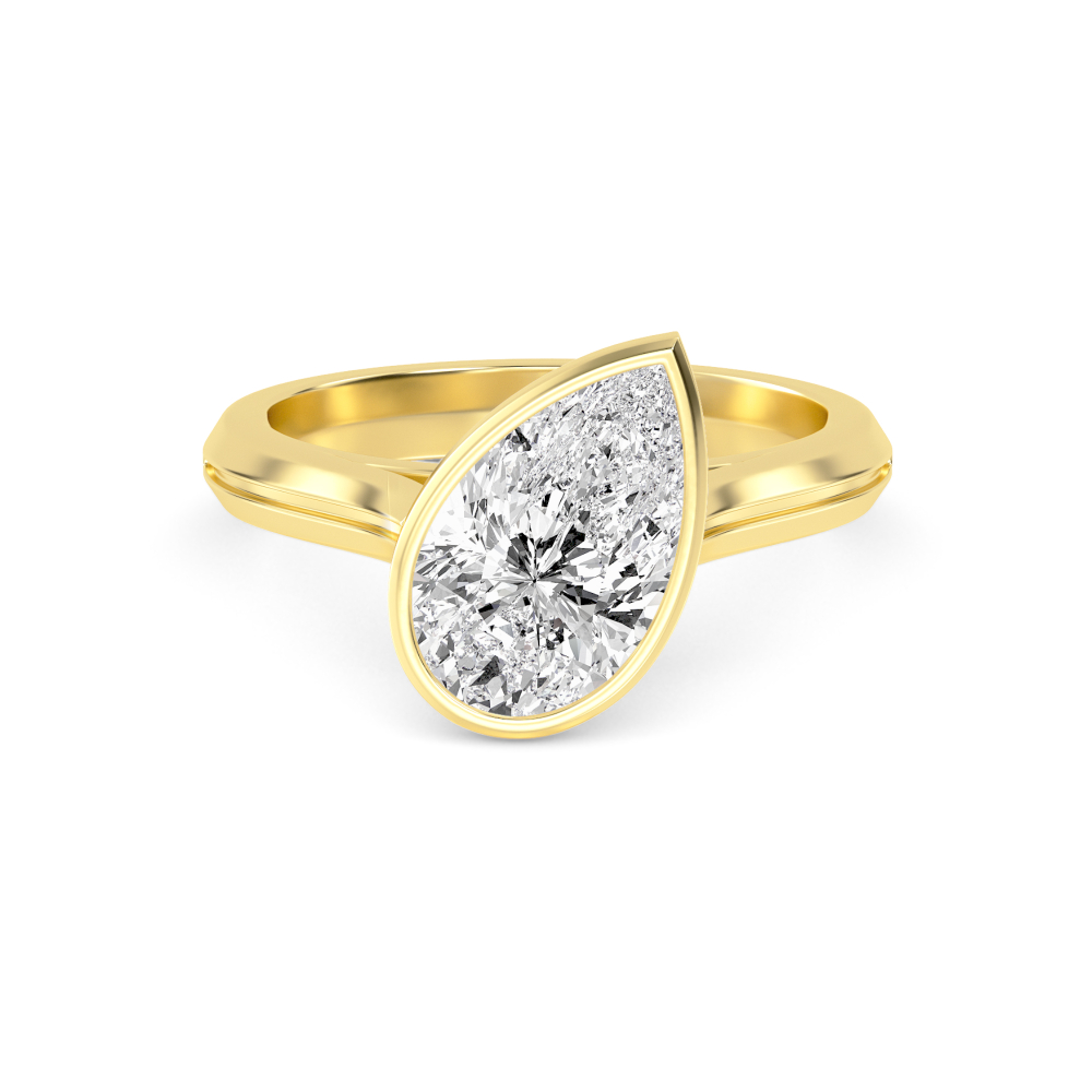 18K Yellow Gold Lab Grown Diamond Rings 2.00 ctw R60338PE-2