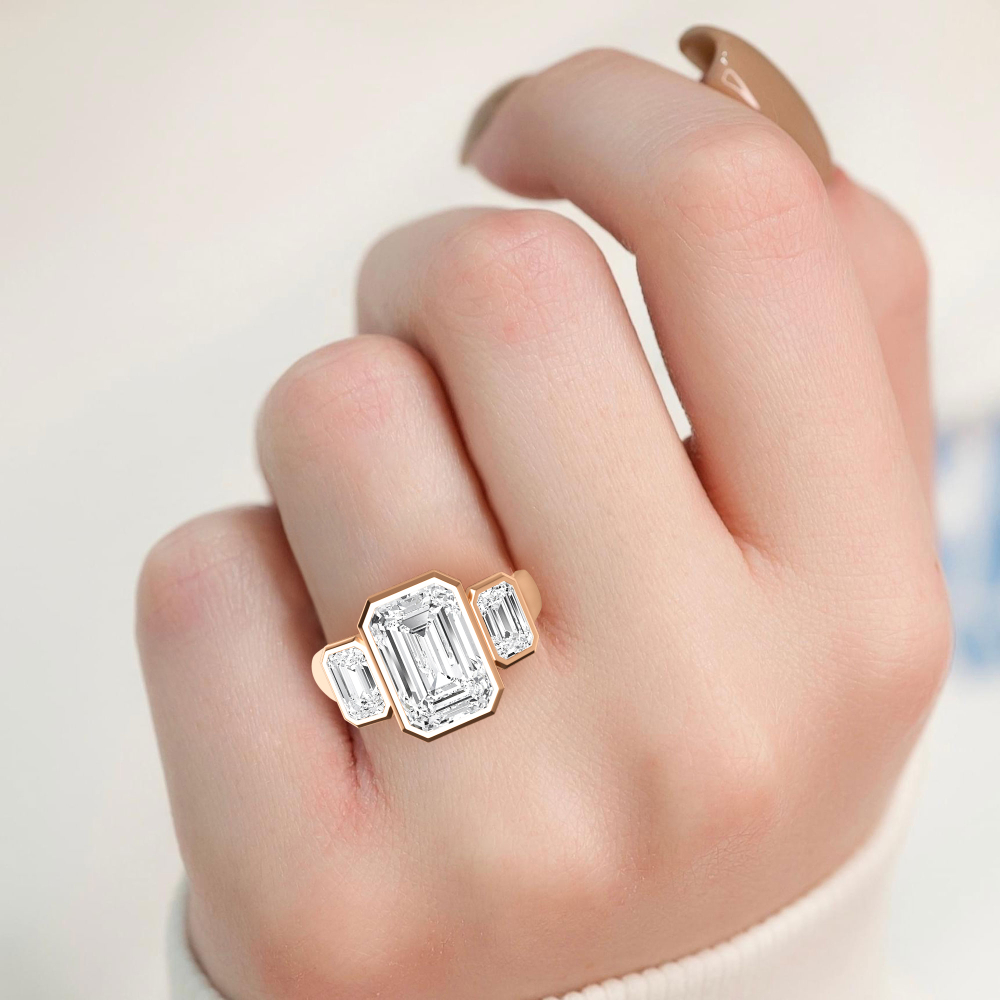 18K Rose Gold Lab Grown Diamond Rings 2.00 ctw R60345RDT-2