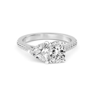 Lab Grown Diamond Toi Et Moi Rings 2 ctw R60371TRCU-2