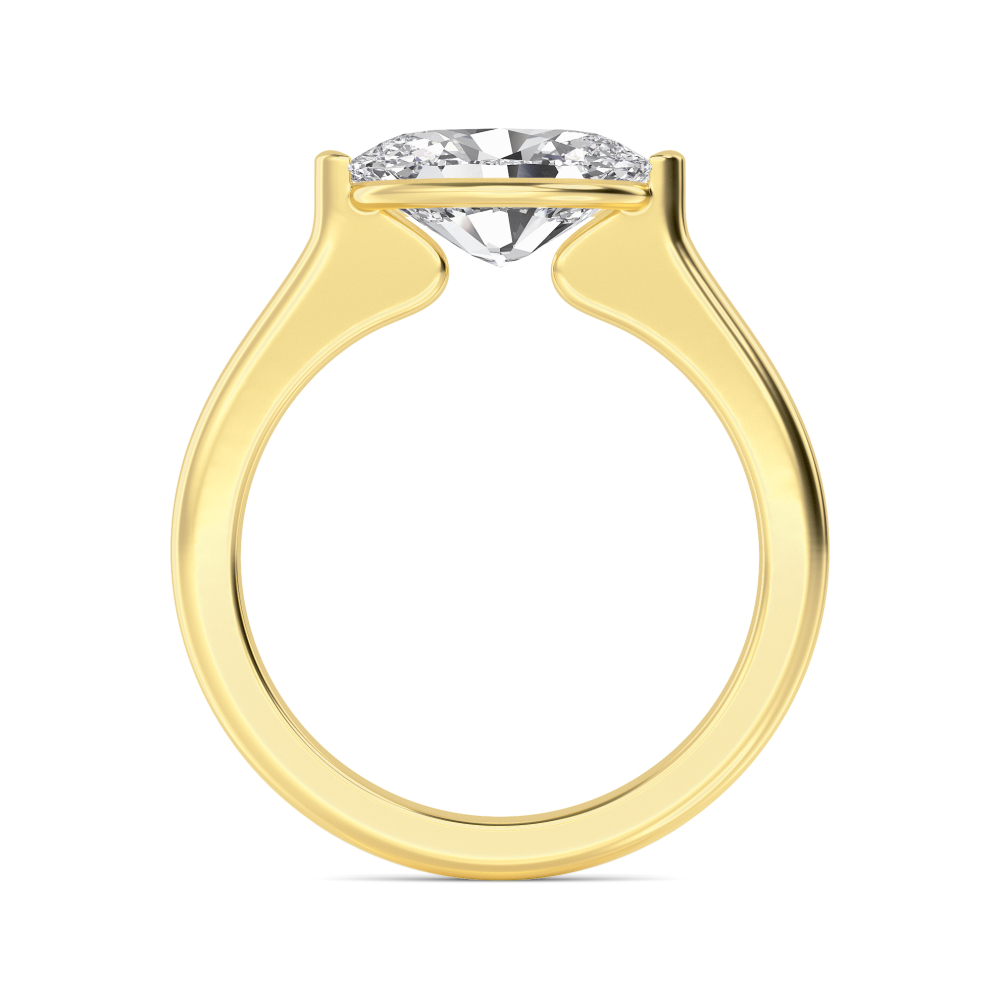 18K Yellow Gold Lab Grown Diamond Rings R60395OV-2