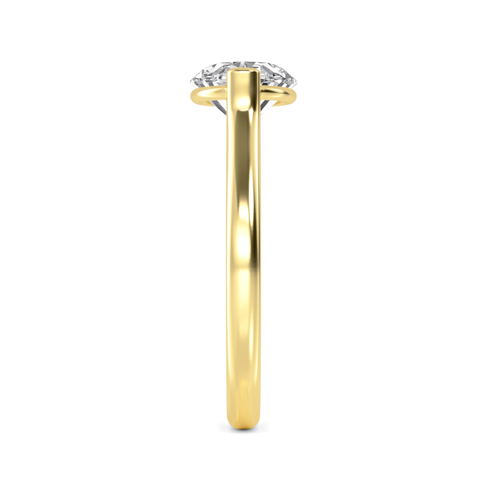 18K Yellow Gold Lab Grown Diamond Rings R60395OV-2