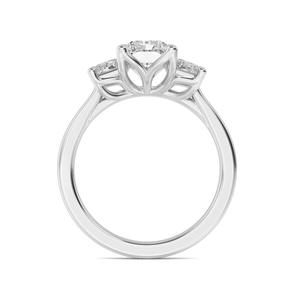 18K White Gold Lab Grown Diamond Rings R60416RDT-1.50CT