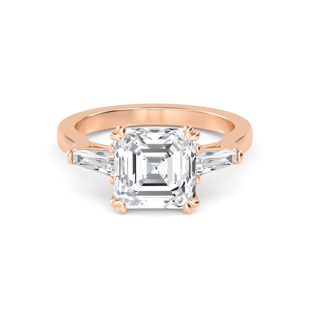 18K Rose Gold Lab Grown Diamond Rings R60438ASS-3