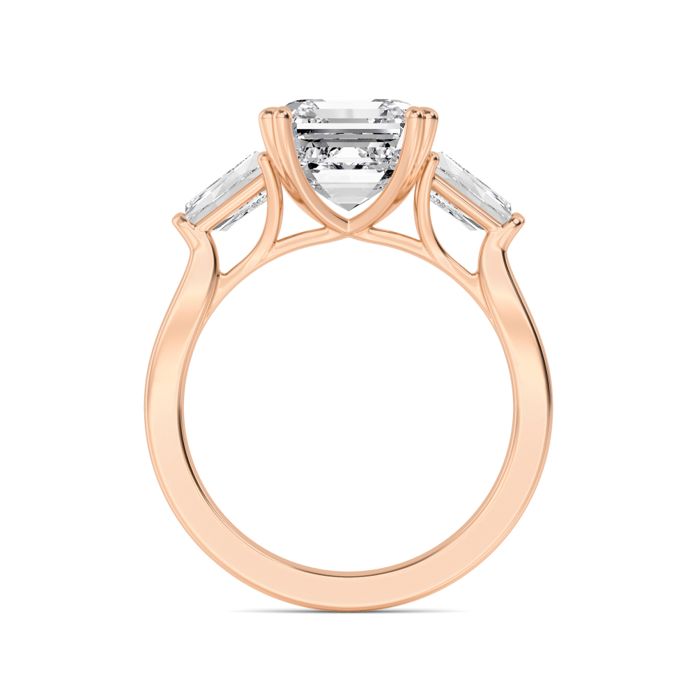 18K Rose Gold Lab Grown Diamond Rings R60438ASS-3