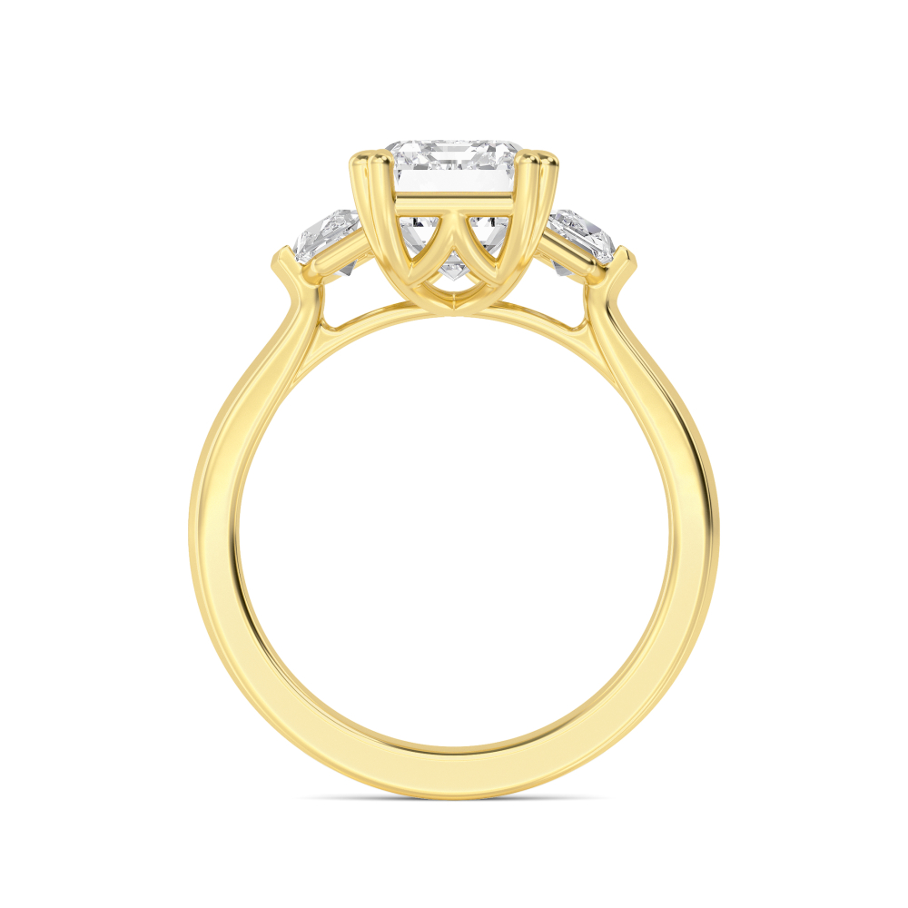18K Yellow Gold Lab Grown Diamond Rings R60486EM-3