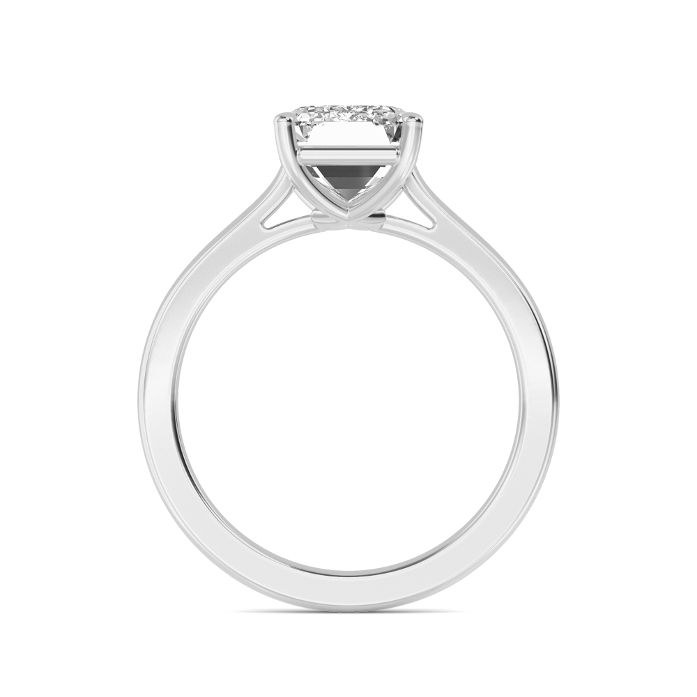 18K White Gold Lab Grown Diamond Solitaire Rings 1.50 ctw R60488EM-1.50CT