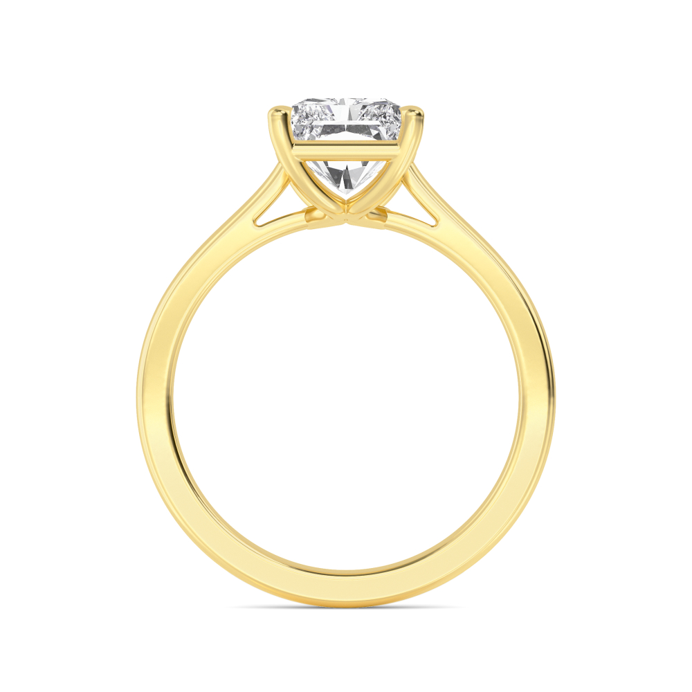 18K Yellow Gold Lab Grown Diamond Solitaire Rings 1.50 ctw R60490RDT-1.50CT