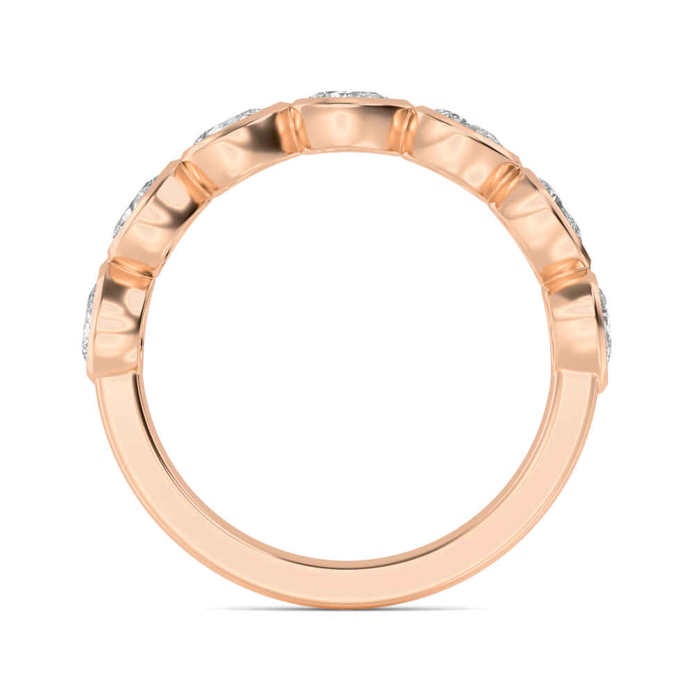 18K Rose Gold Lab Grown Diamond Ring0.75 ctw R60562PE-0.75CT