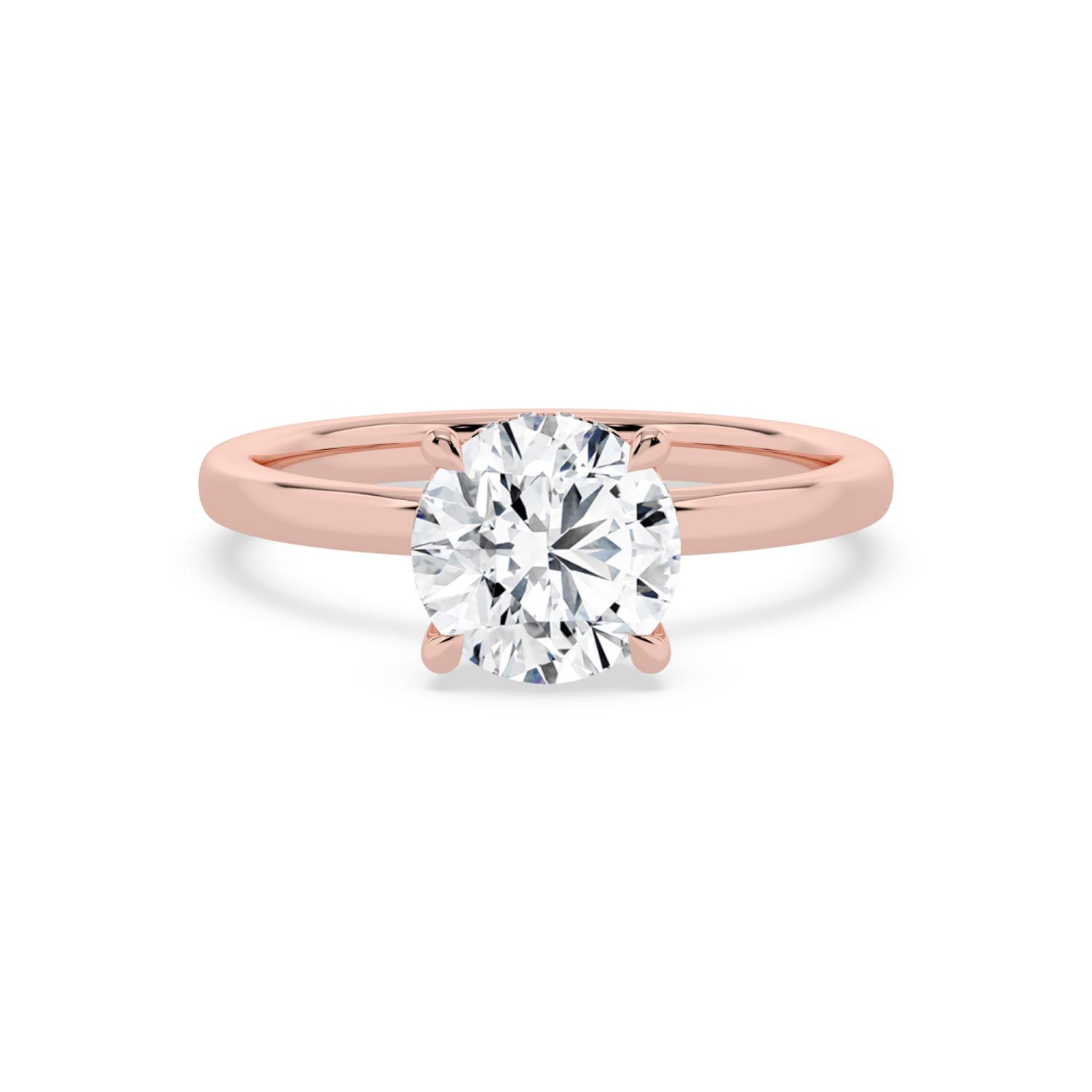 18K Rose Gold Lab Grown Diamond Engagement Rings 2.07 ctw R62027HH-2