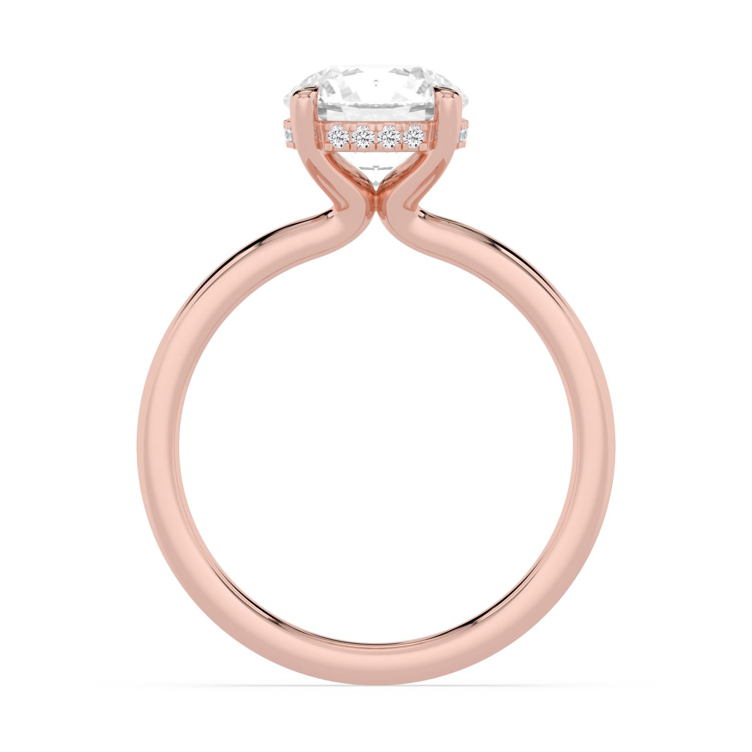 18K Rose Gold Lab Grown Diamond Engagement Rings 2.07 ctw R62027HH-2