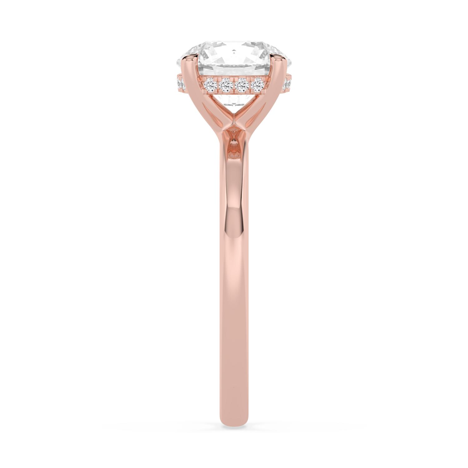 18K Rose Gold Lab Grown Diamond Engagement Rings 2.07 ctw R62027HH-2