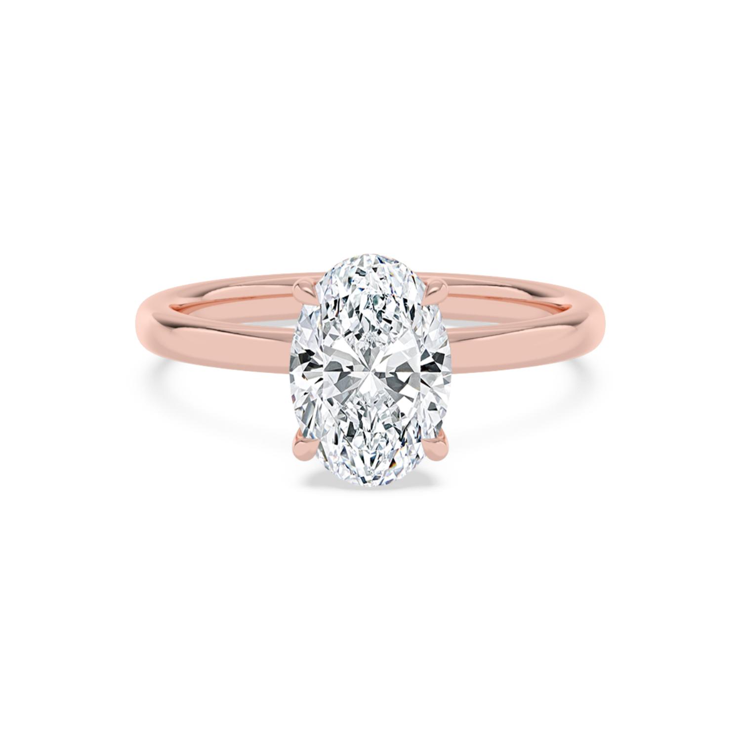 18K Rose Gold Lab Grown Diamond Engagement Rings 2.09 ctw R62027OVHH-2