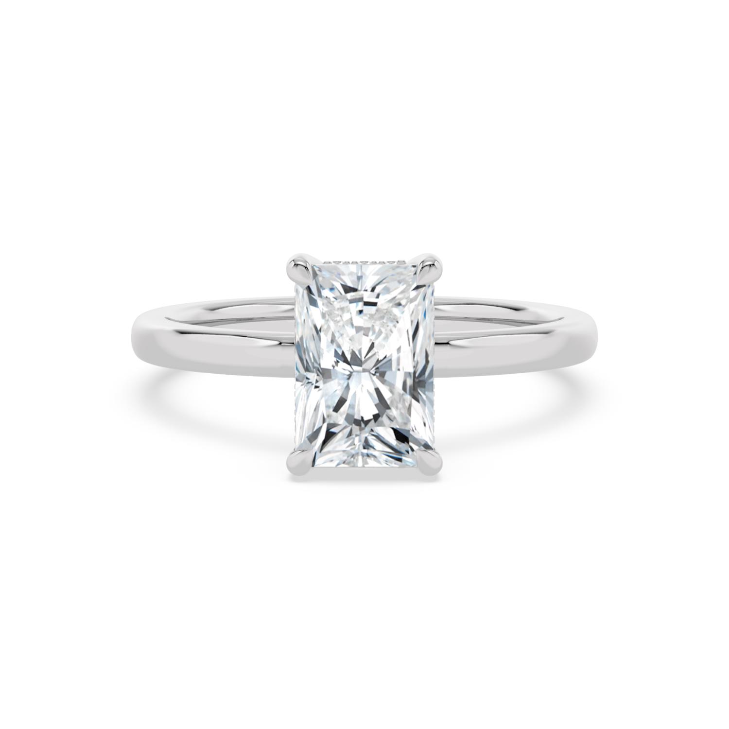 18K White Gold Lab Grown Diamond Engagement Rings 2.08 ctw R62027RDTHH-2