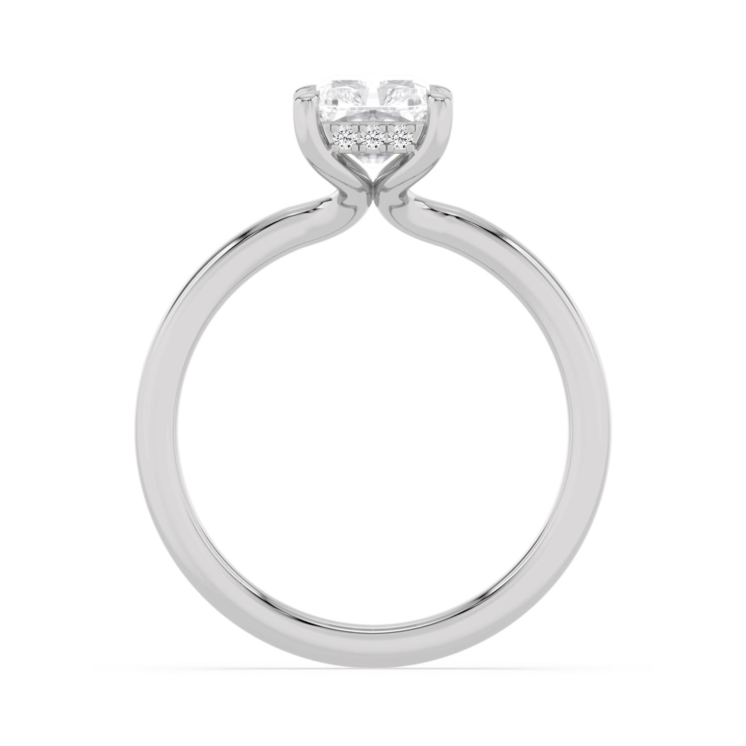 18K White Gold Lab Grown Diamond Engagement Rings 2.08 ctw R62027RDTHH-2