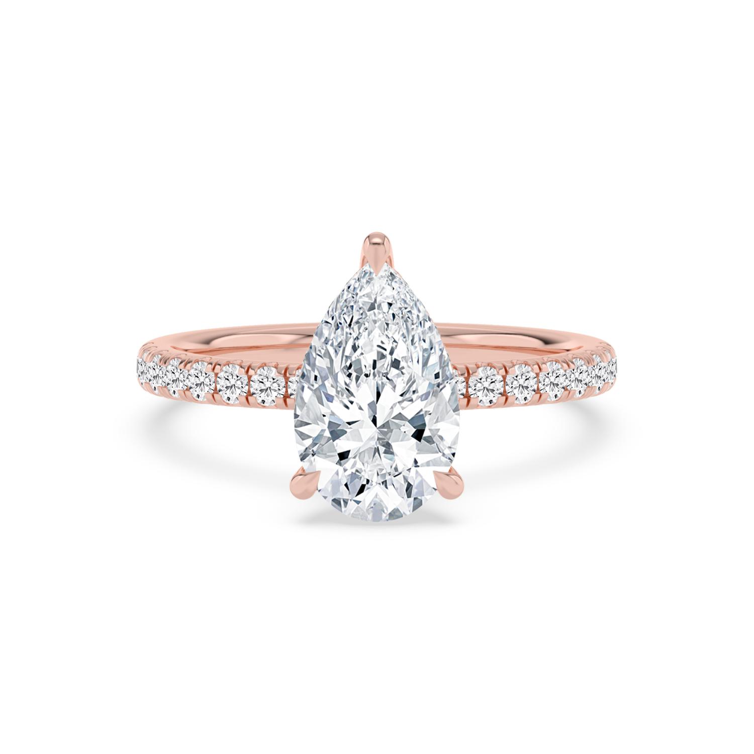 18K Rose Gold Lab Grown Diamond Engagement Rings 2.44 ctw R62028PEHH-2
