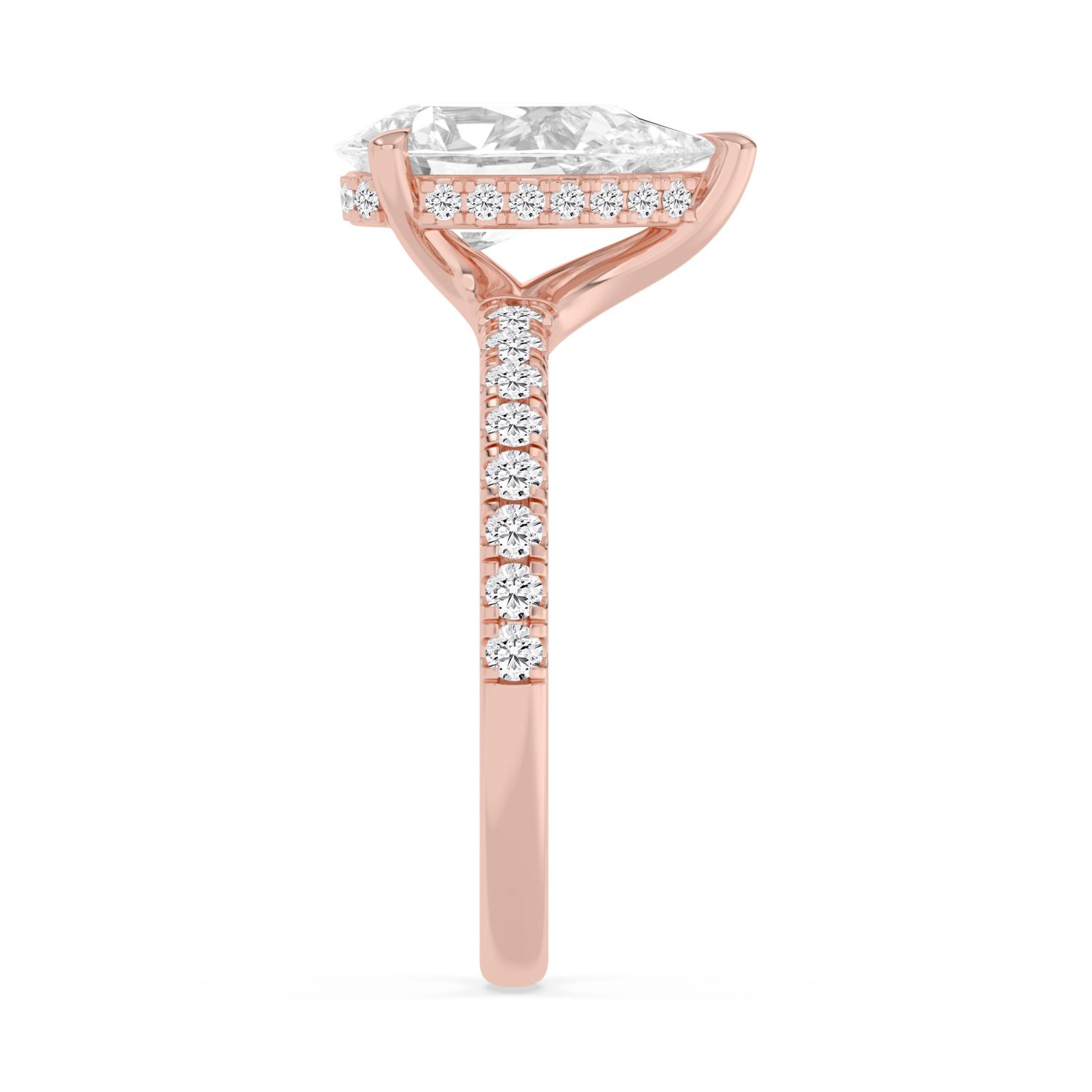 18K Rose Gold Lab Grown Diamond Engagement Rings 2.44 ctw R62028PEHH-2