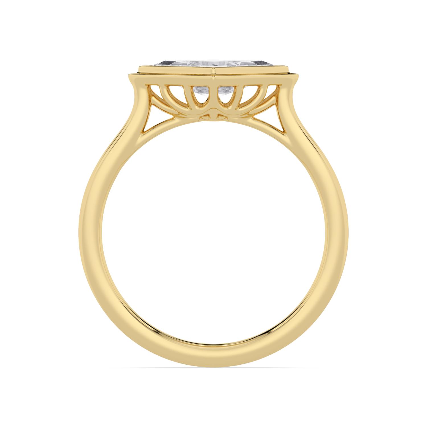 18K Yellow Gold Lab Grown Diamond ENGAGEMENT RINGS 1.00 ctw R62490LZ-1