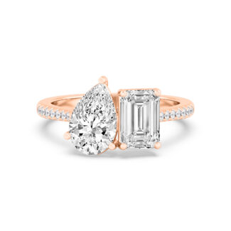 Lab Grown Diamond Engagement Ring 3.19 ctw R80041PEEM-3