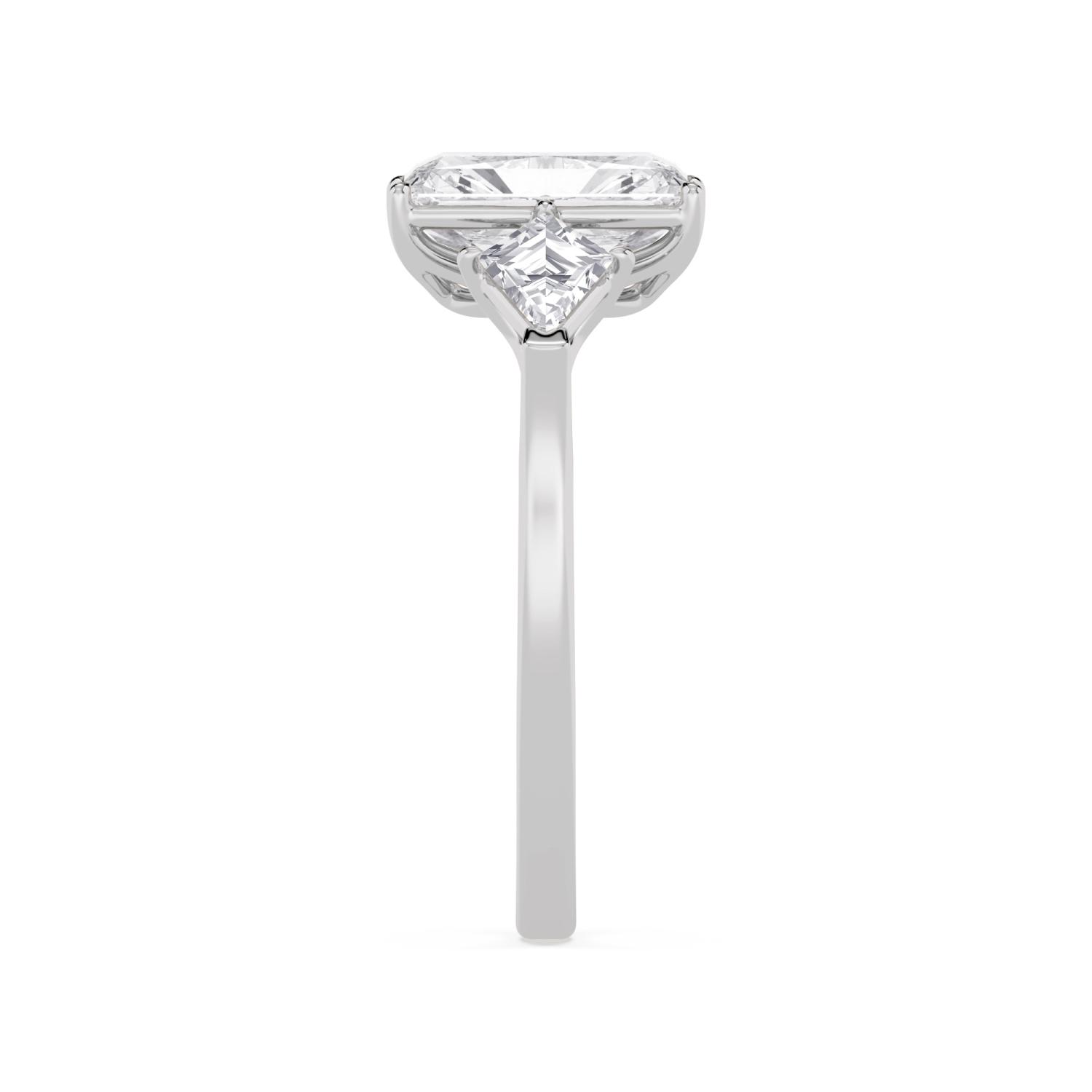 White Gold Lab Grown Diamond ENGAGEMENT RINGS 3.64 ctw ER00039RDT-3