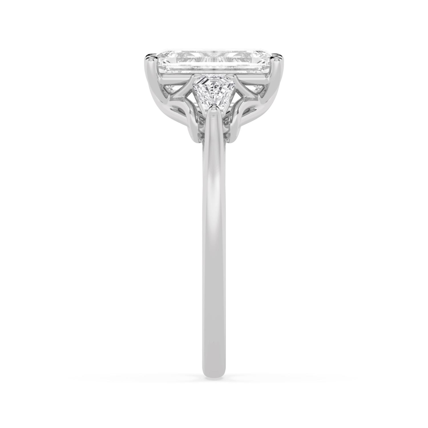 White Gold Lab Grown Diamond ENGAGEMENT RINGS 3.42 ctw ER00042EM-3