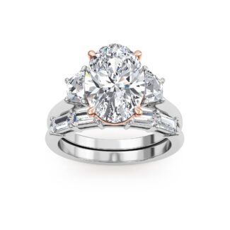 Lab Grown Diamond Engagement Ring 4.86 ctw ER00099OV_D-3