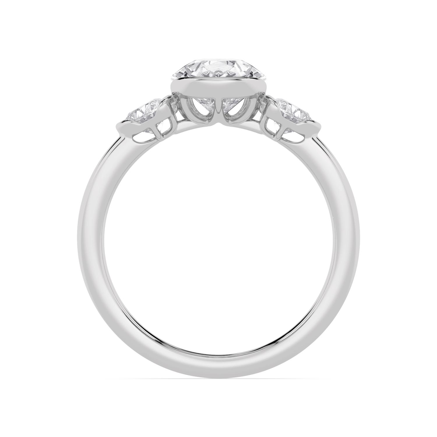 White Gold Lab Grown Diamond ENGAGEMENT RINGS 2.54 ctw ER00154PE-2