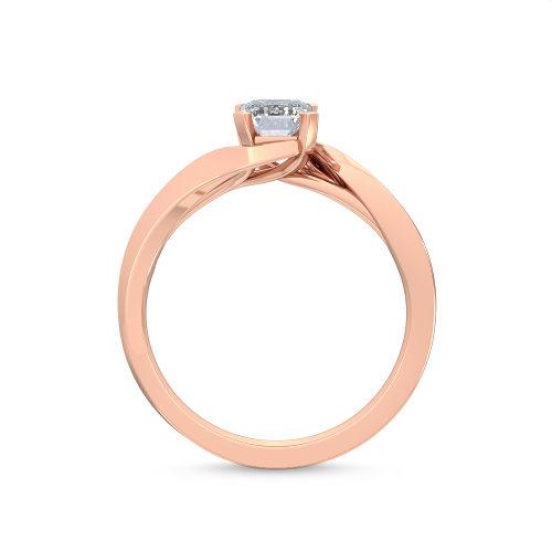 Rose Gold Lab Grown Diamond Engagement Ring R55073EM-1