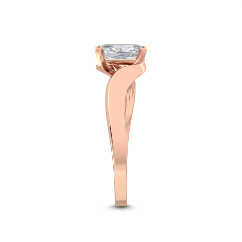Rose Gold Lab Grown Diamond Engagement Ring R55073EM-1