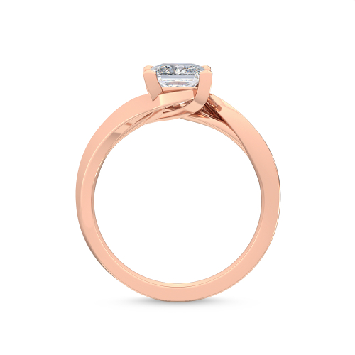 Rose Gold Lab Grown Diamond Engagement Ring R55073PR-1