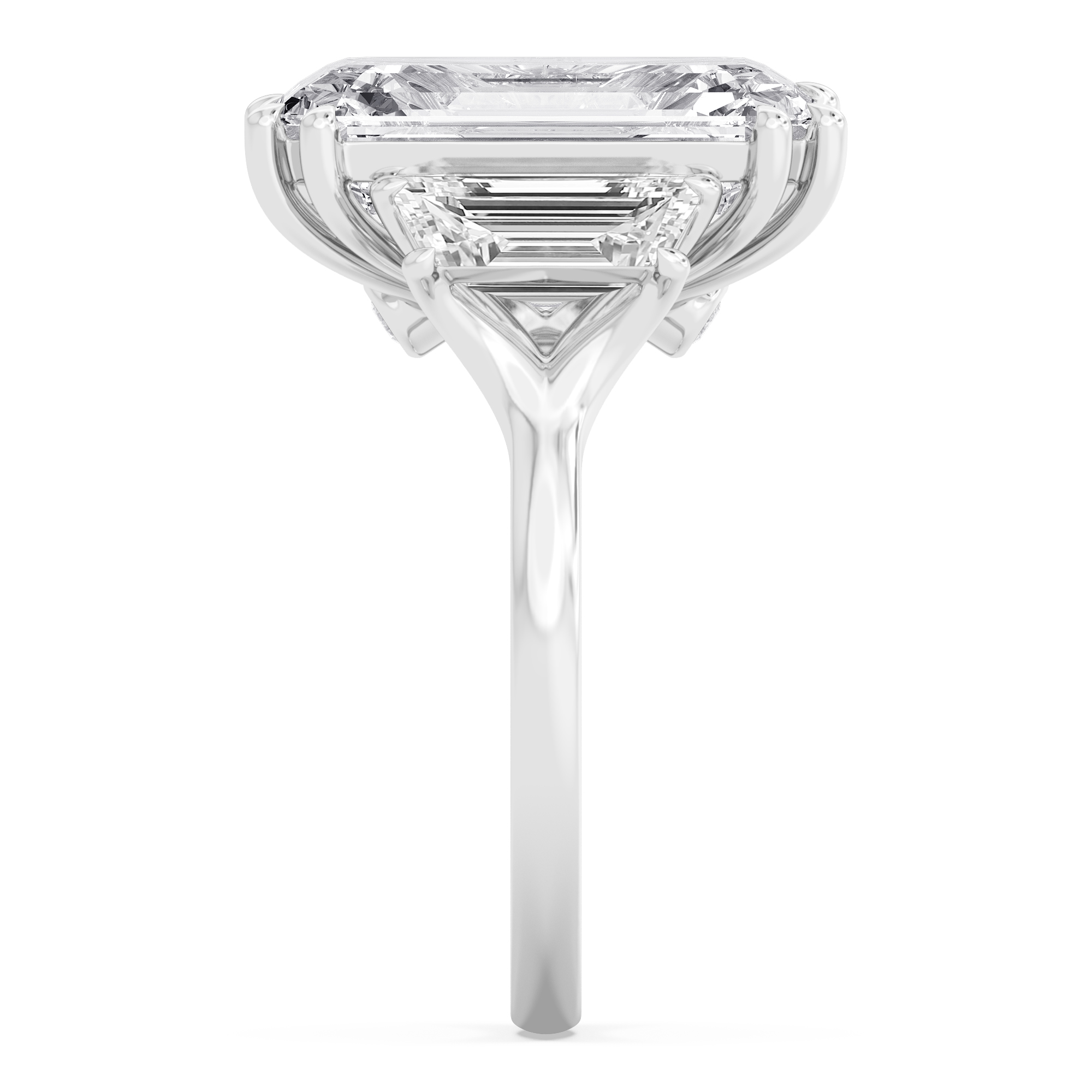 White Gold Lab Grown Diamond Engagement Ring 11.45 ctw R61187EM-10