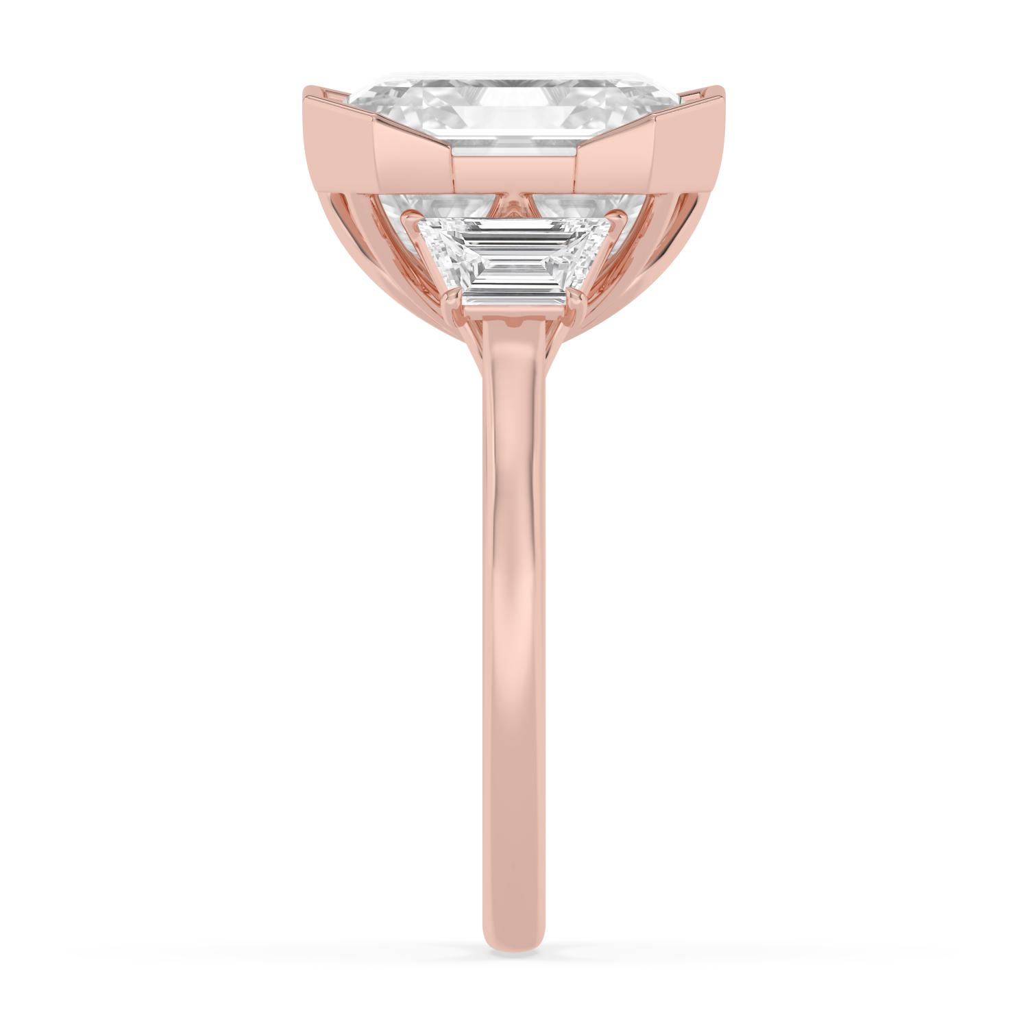 Rose Gold Lab Grown Diamond ENGAGEMENT RINGS 10.08 ctw R62832ASS-9.20CT